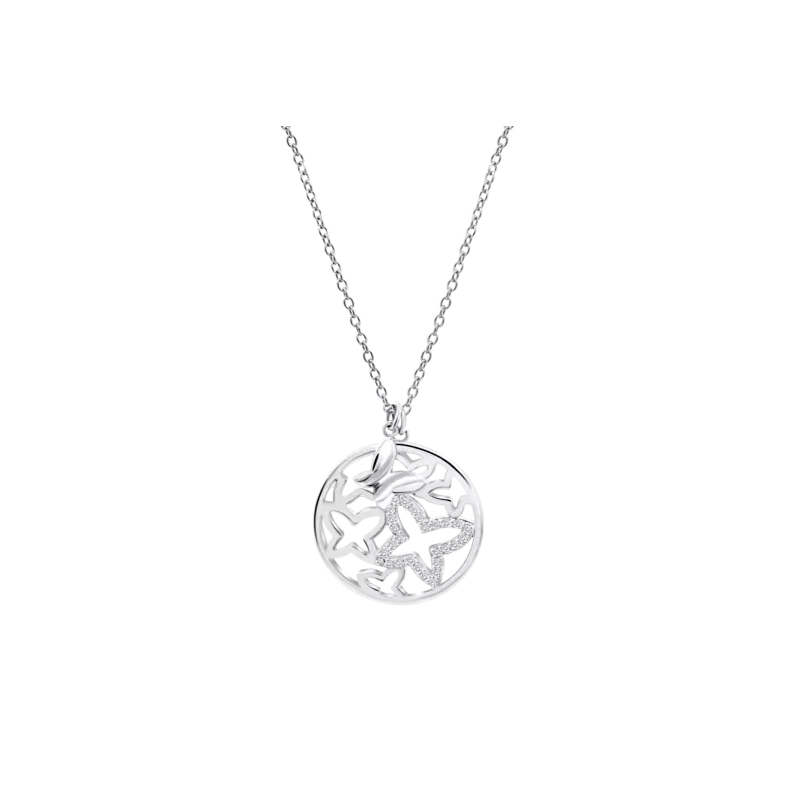Collar Lotus Silver Mystic Mariposa LP3588-1/1