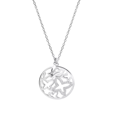 Collar Lotus Silver Mystic Mariposa LP3588-1/1