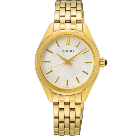 Reloj Seiko mujer acero dorado SUR538P1