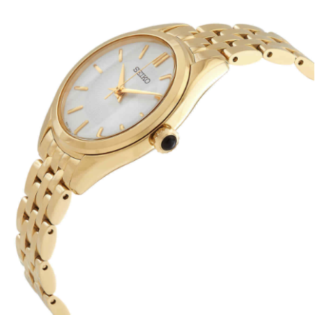 Reloj Seiko mujer acero dorado SUR538P1