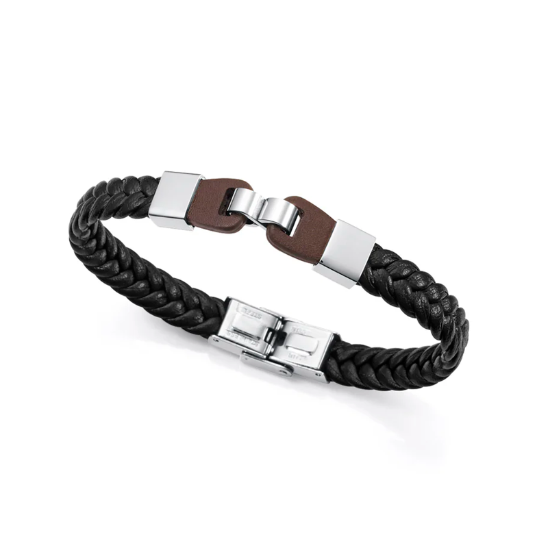 Pulsera Viceroy Acero y piel 75348P01010