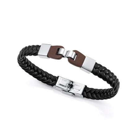Pulsera Viceroy Acero y piel 75348P01010