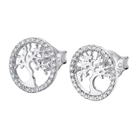 Pendientes Lotus Silver Tree of Life LP1778-4/1