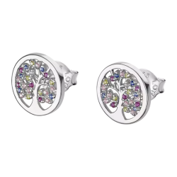 Pendientes Lotus Silver Tree of Life LP1890-4/1