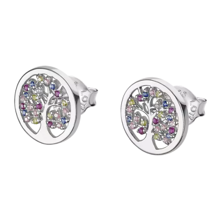 Pendientes Lotus Silver Tree of Life LP1890-4/1