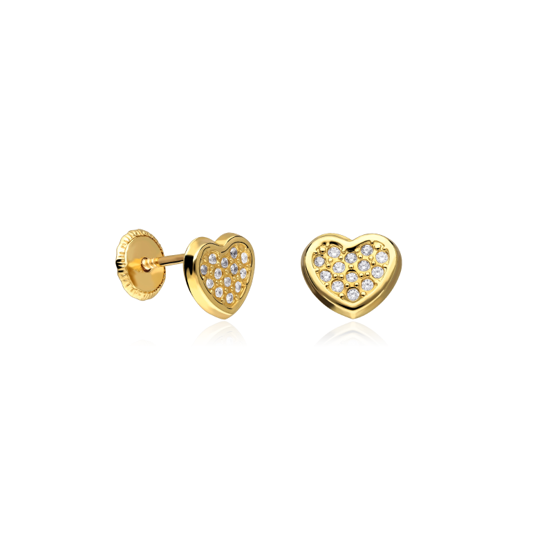 Pendientes Oro 18k y circonitas "Esther"
