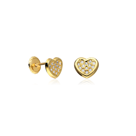 Pendientes Oro 18k y circonitas "Esther"