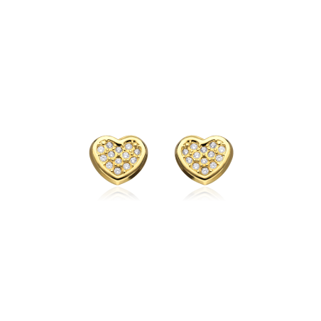 Pendientes Oro 18k y circonitas "Esther"