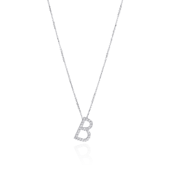 Gargantilla B Oro 18k y diamantes 0.15cts "Duquesa"