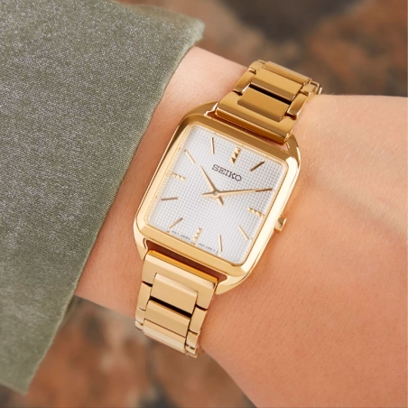 Reloj Seiko mujer acero dorado SWR078P1