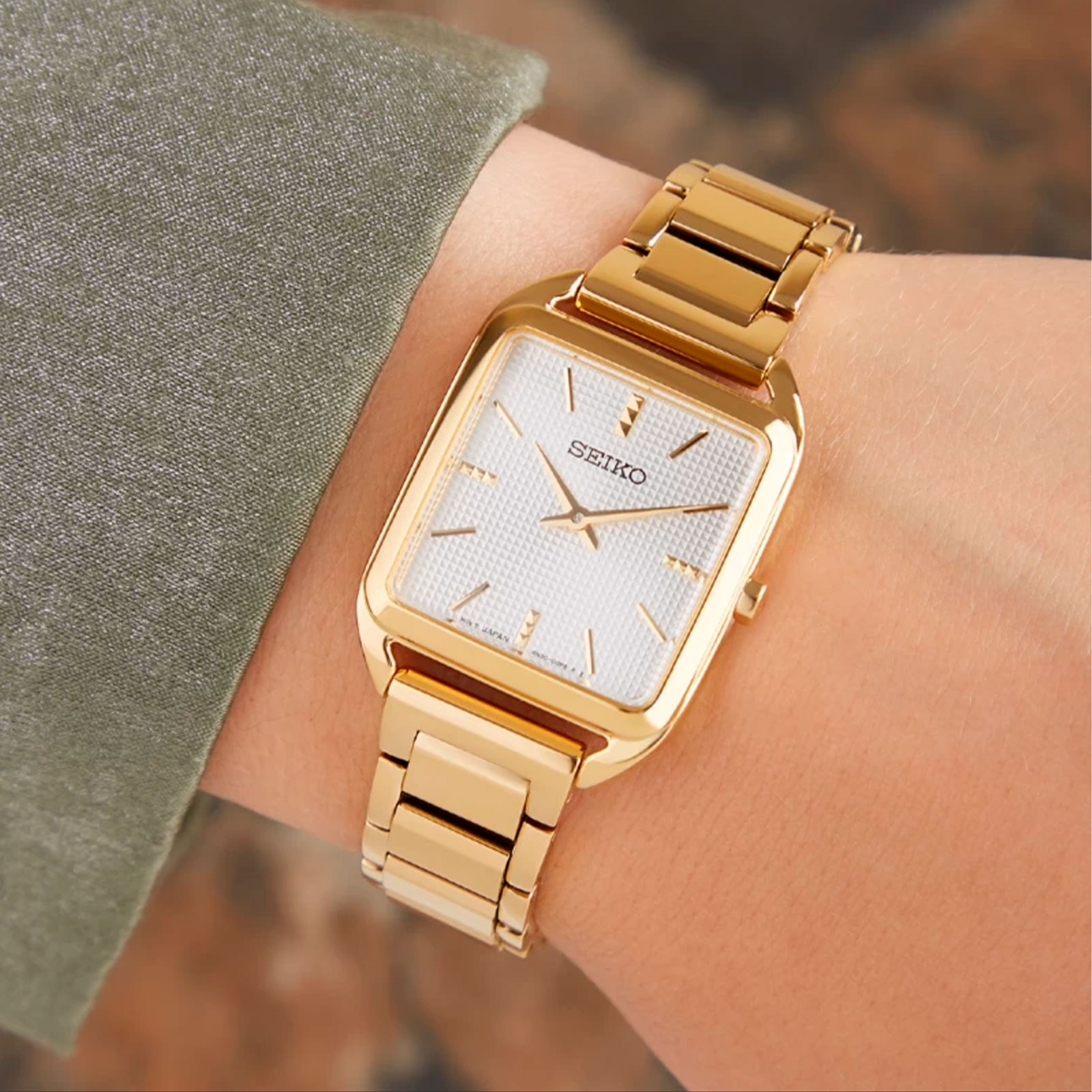 Reloj Seiko mujer acero dorado SWR078P1 Joyerías Sánchez