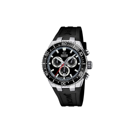 Reloj Jaguar esfera negra correa silicona J1021/3