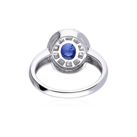 Anillo "Genova" Zafiro y Diamantes