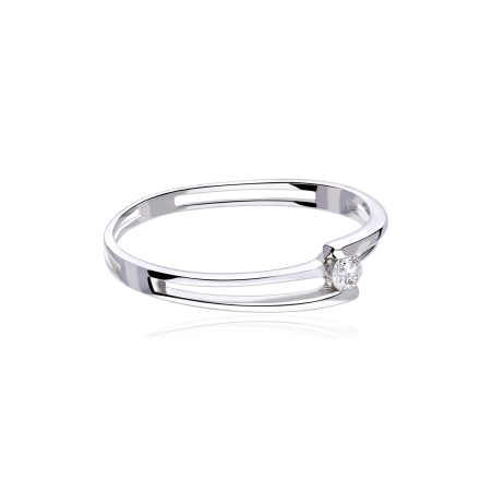 Anillo Oro 18k y diamantes 0.08cts "Siracusa"
