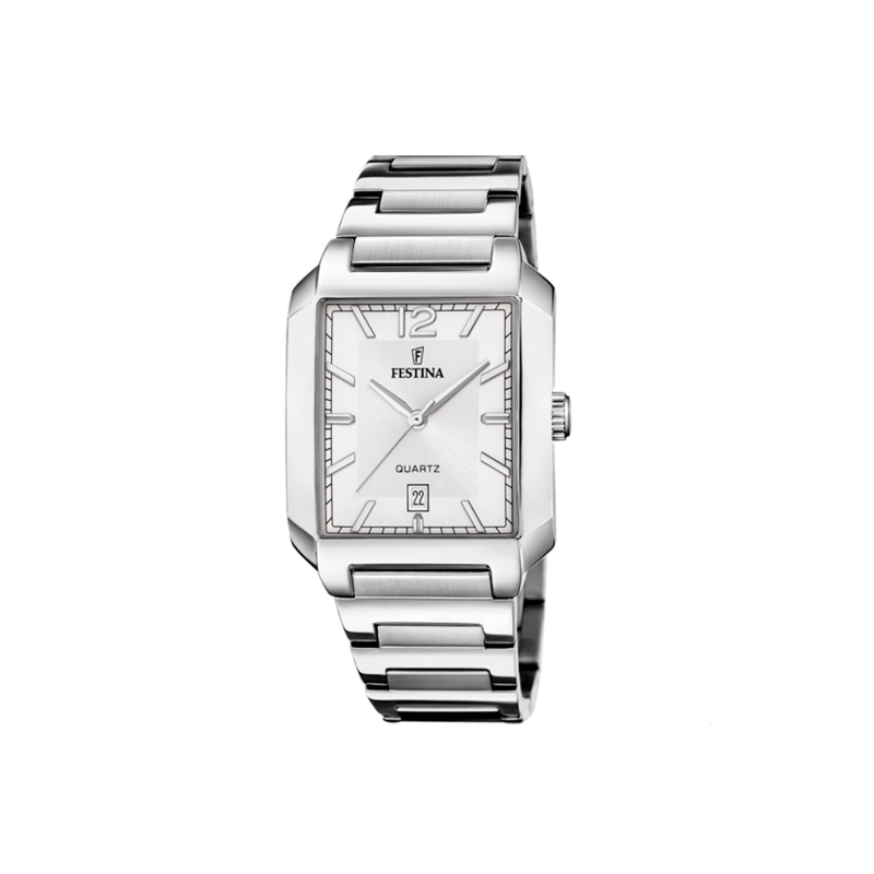 Reloj Festina acero esfera blanca hombre F20677/2