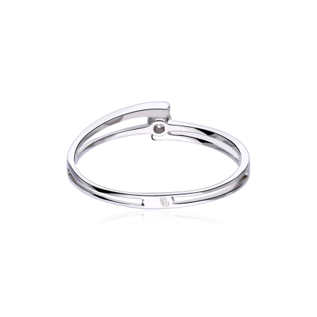Anillo Oro 18k y diamantes 0.08cts "Siracusa"