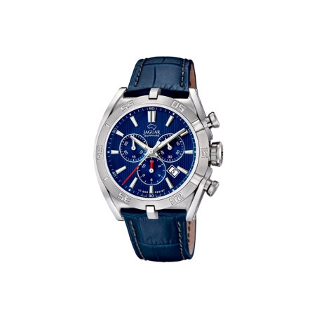 Reloj Jaguar esfera azul correa piel azul J857/B