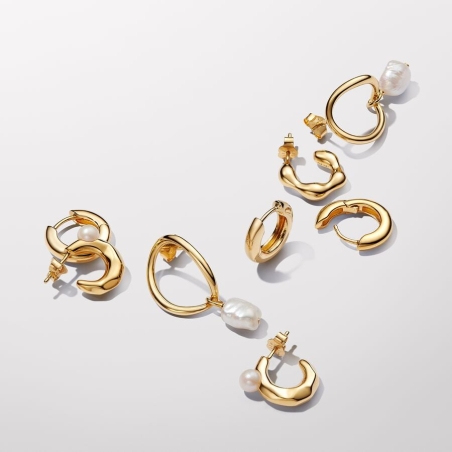 Pendientes Pandora Aro Forma Orgánica 263269C00