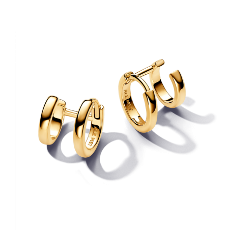 Pendientes Pandora Aros Abrazo Doble 263280C00