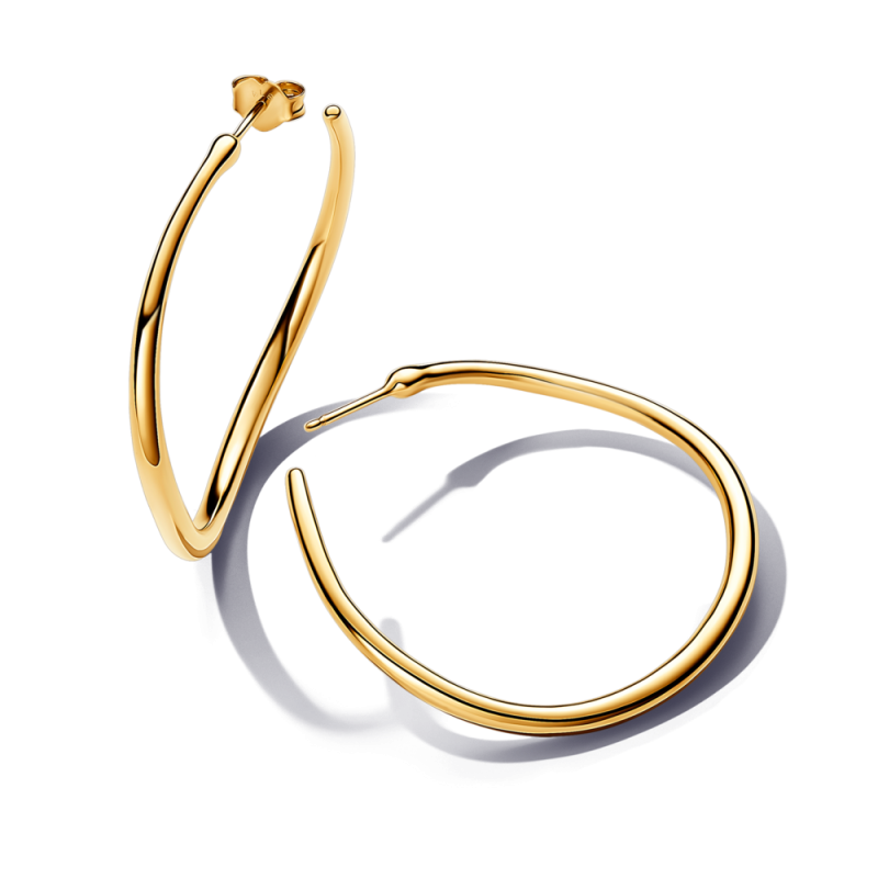 Pendientes Pandora Aros Forma Orgánica 263299C00
