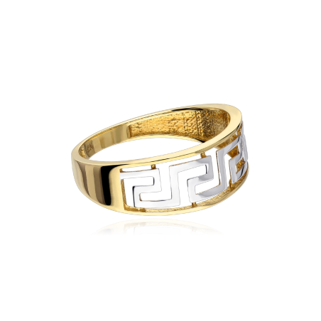 Anillo Oro Bicolor 18k "Greek"