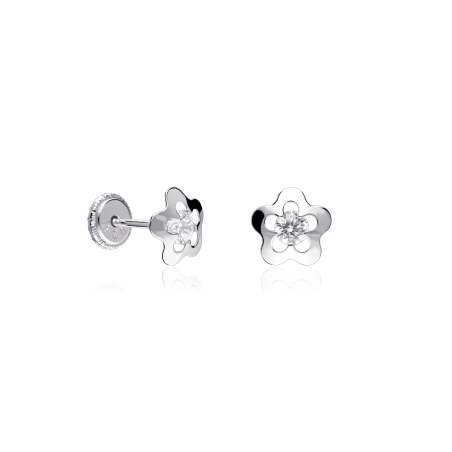 Pendientes plata y circonitas "Marga"