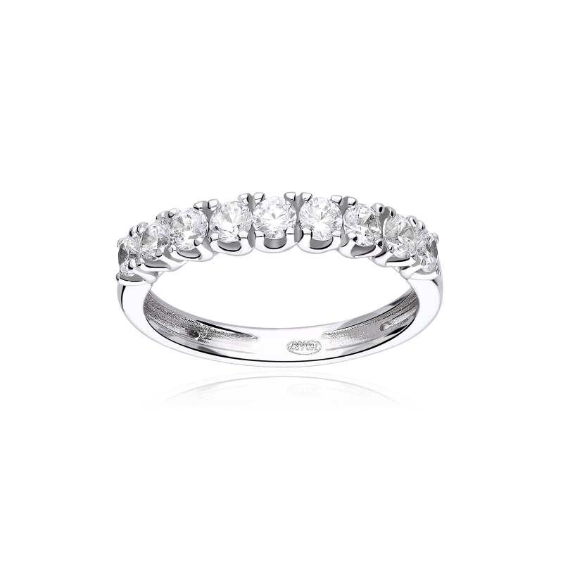 Anillo Oro 18k y circonitas "Suki"