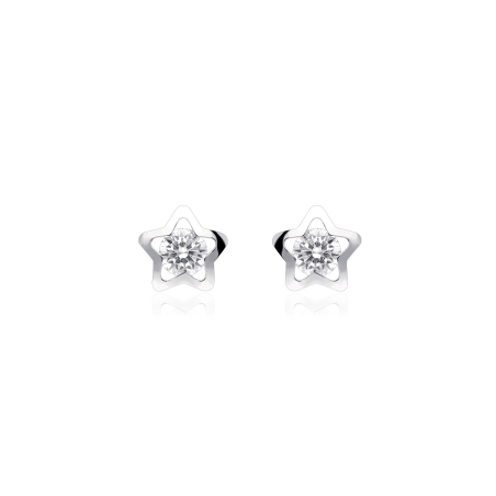 Pendientes Plata y circonitas "Shiny wish"