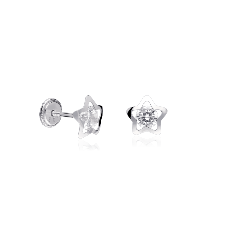 Pendientes Plata y circonitas "Shiny wish"