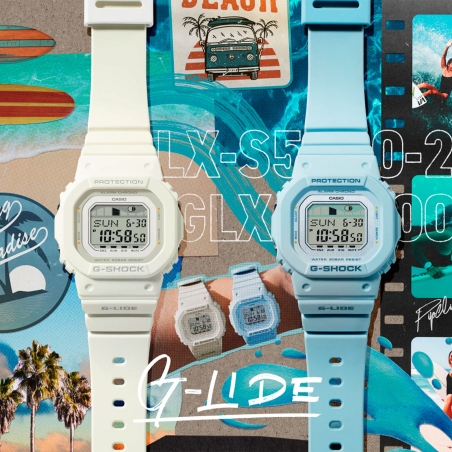Reloj Casio G-shock blanco serie G-lide GLX-S5600-7BER