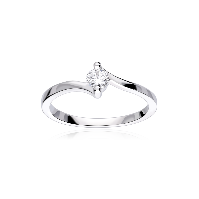Anillo "Altamura" Oro 18k y Diamante 0.20 cts