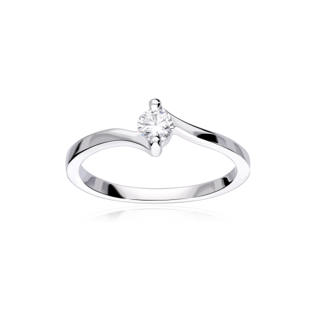 Anillo "Altamura" Oro 18k y Diamante 0.20 cts
