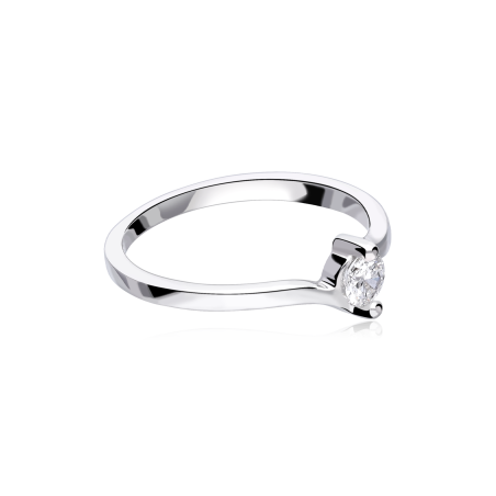 Anillo "Altamura" Oro 18k y Diamante 0.20 cts