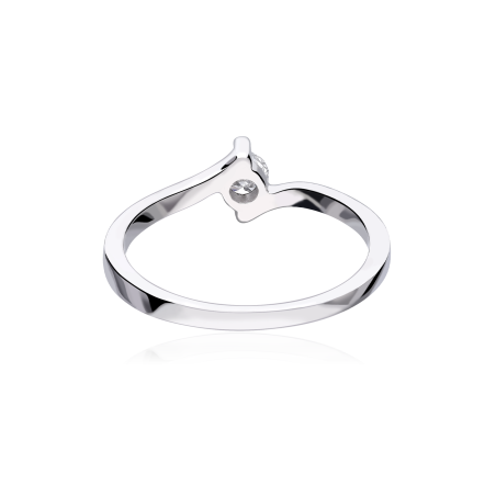 Anillo "Altamura" Oro 18k y Diamante 0.20 cts