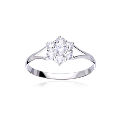Anillo "Cane" Oro blanco...