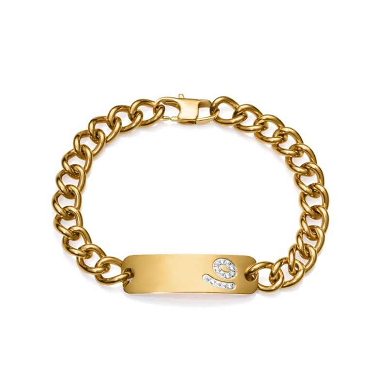 Pulsera Viceroy Acero dorado y placa 1368P01012