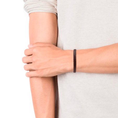 Pulsera Viceroy Acero y piel 1329P09011