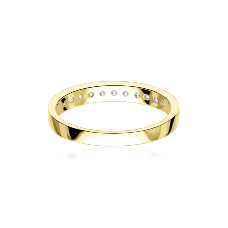 Anillo "Maira" Oro 18k  y circonitas
