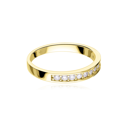Anillo "Maira" Oro 18k  y circonitas