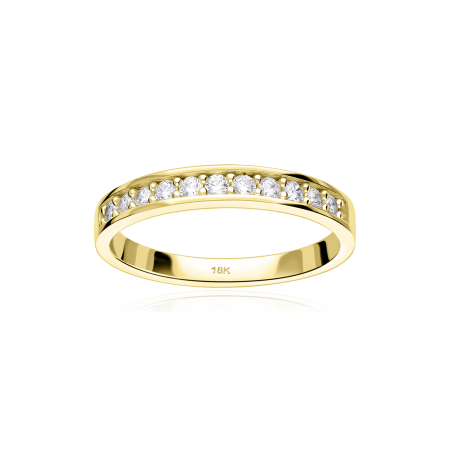 Anillo "Maira" Oro 18k  y circonitas