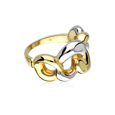 Anillo Oro Bicolor 18k "Dinant"