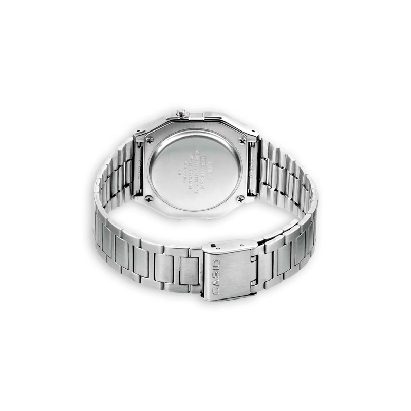 Casio Watch A163WA-1QES, Silver, One Size : Casio