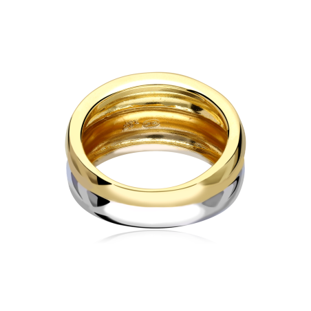 Anillo Oro Bicolor 18k "Rovigo"