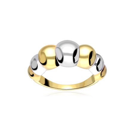 Anillo Bicolor Oro 18k "Ariadna"