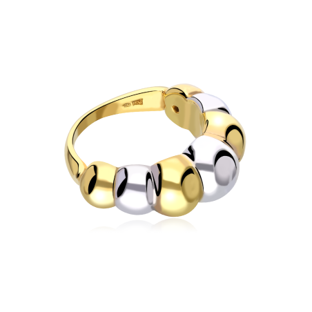 Anillo Bicolor Oro 18k "Ariadna"