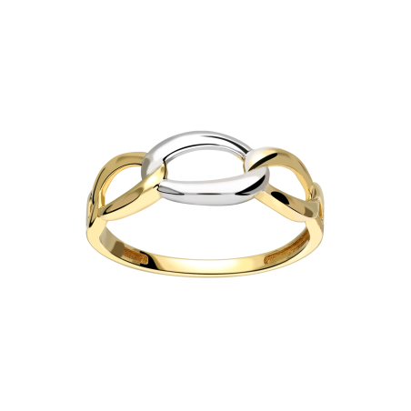 ANILLO "CHAIN" ORO 18K