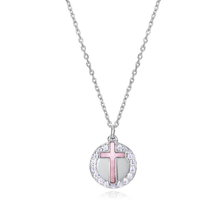 Collar Viceroy Plata cruz y circonitas 13183C000-90