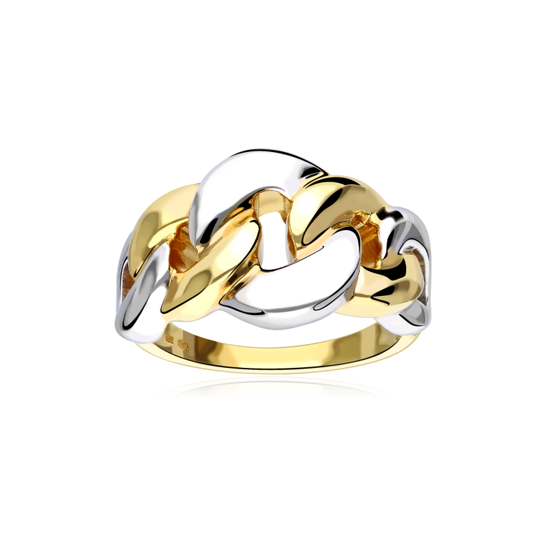 Anillo Oro Bicolor 18k "Esla"