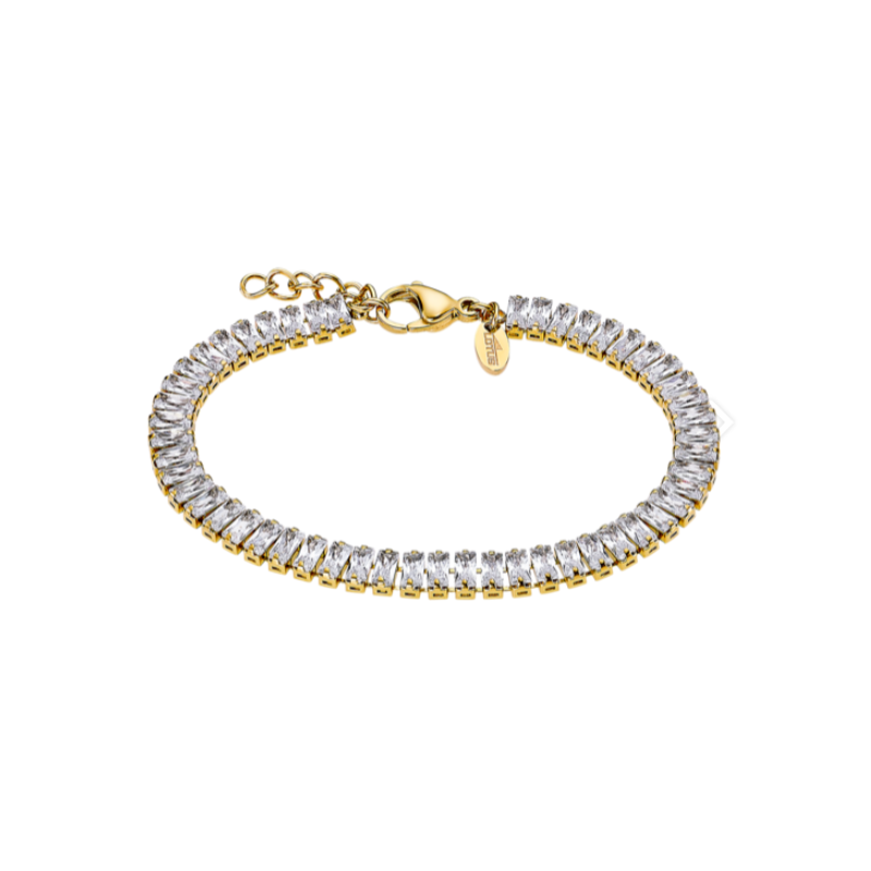 Pulsera Lotus style urban woman acero inox dorado ip LS2340-2/2