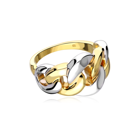 Anillo Oro Bicolor 18k "Esla"